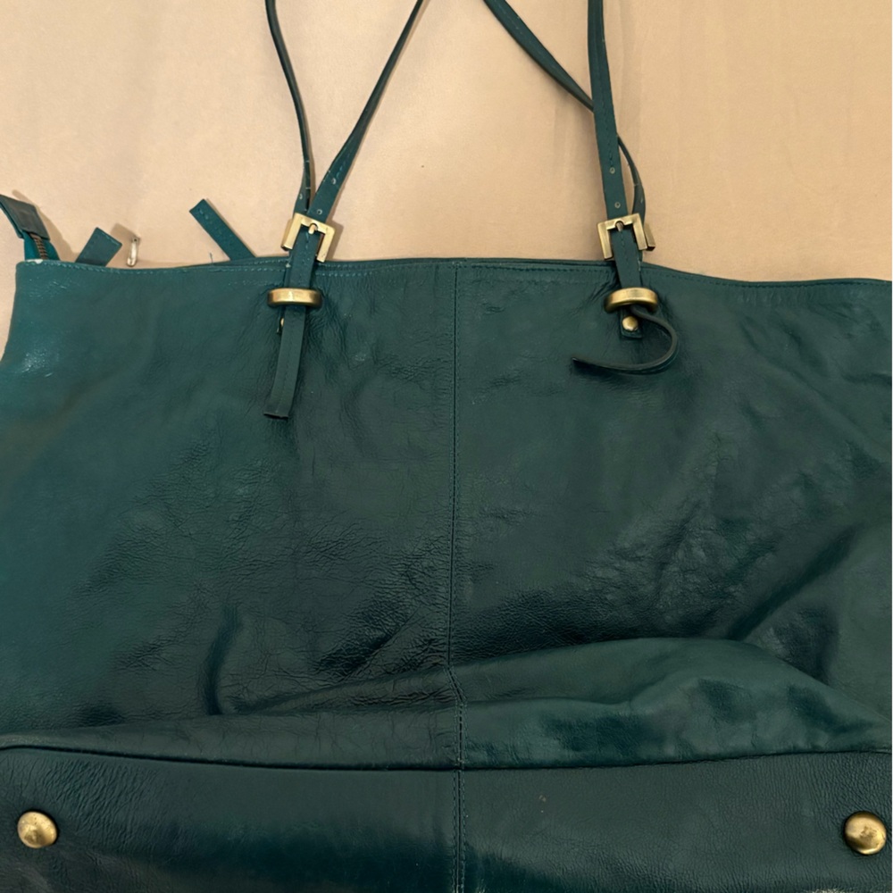 Latico Teal Leather Shoulder Bag